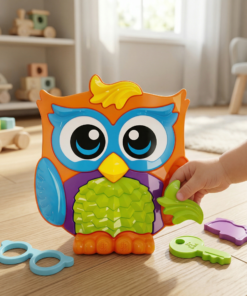 quebra-cabeça didático coruja