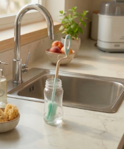 escova para lavar garrafa e squeezes