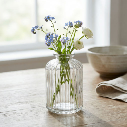 Vaso de Vidro Decorativo Lyor