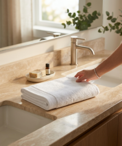 toalha banho branca algodão