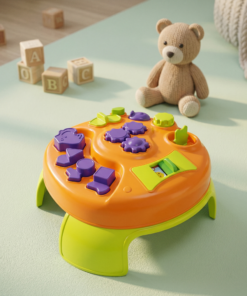 mesinha de atividades bebê portátil