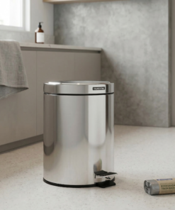 lixeira inox com pedal Tramontina