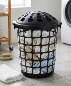 cesto de roupa telado de 57 litros
