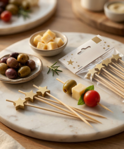 Palito de Bambu para Petiscos Estrela Dourada