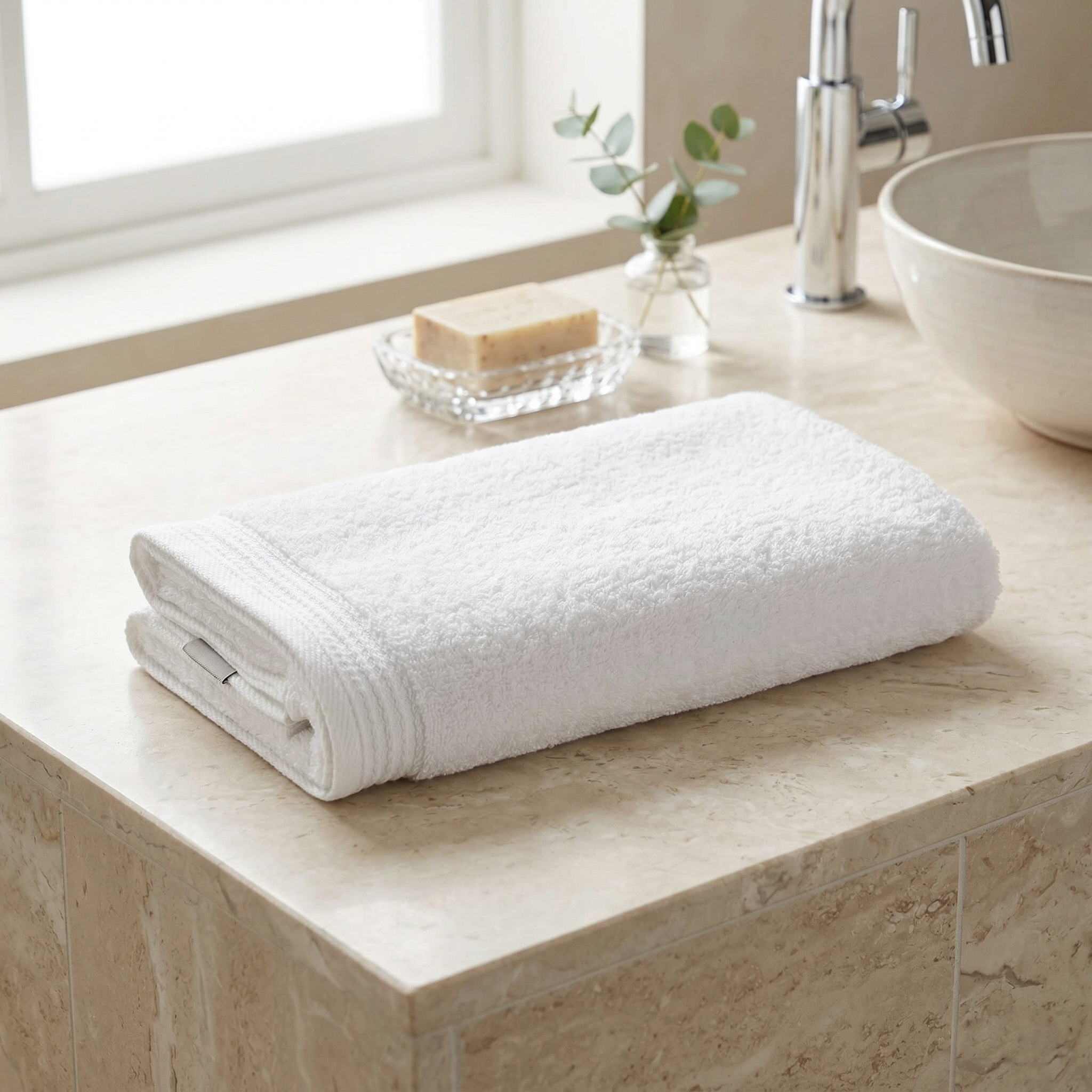 toalha banho branca algodão