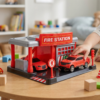 Posto de Bombeiro Brinquedo Play City Fire Station BS Toys