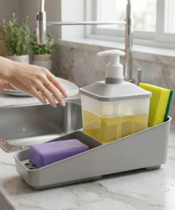 porta detergente com organizador Plasútil