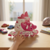 Patins Roller Infantil Ajustável Rosa P Bel Sports