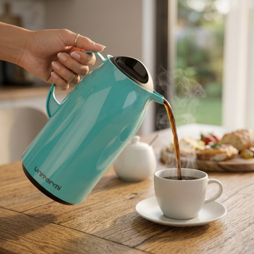 Garrafa Térmica de Mesa Veneza 1,0L Verde Tiffany Unitermi