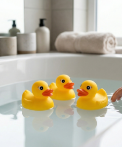 patinho borracha banho infantil