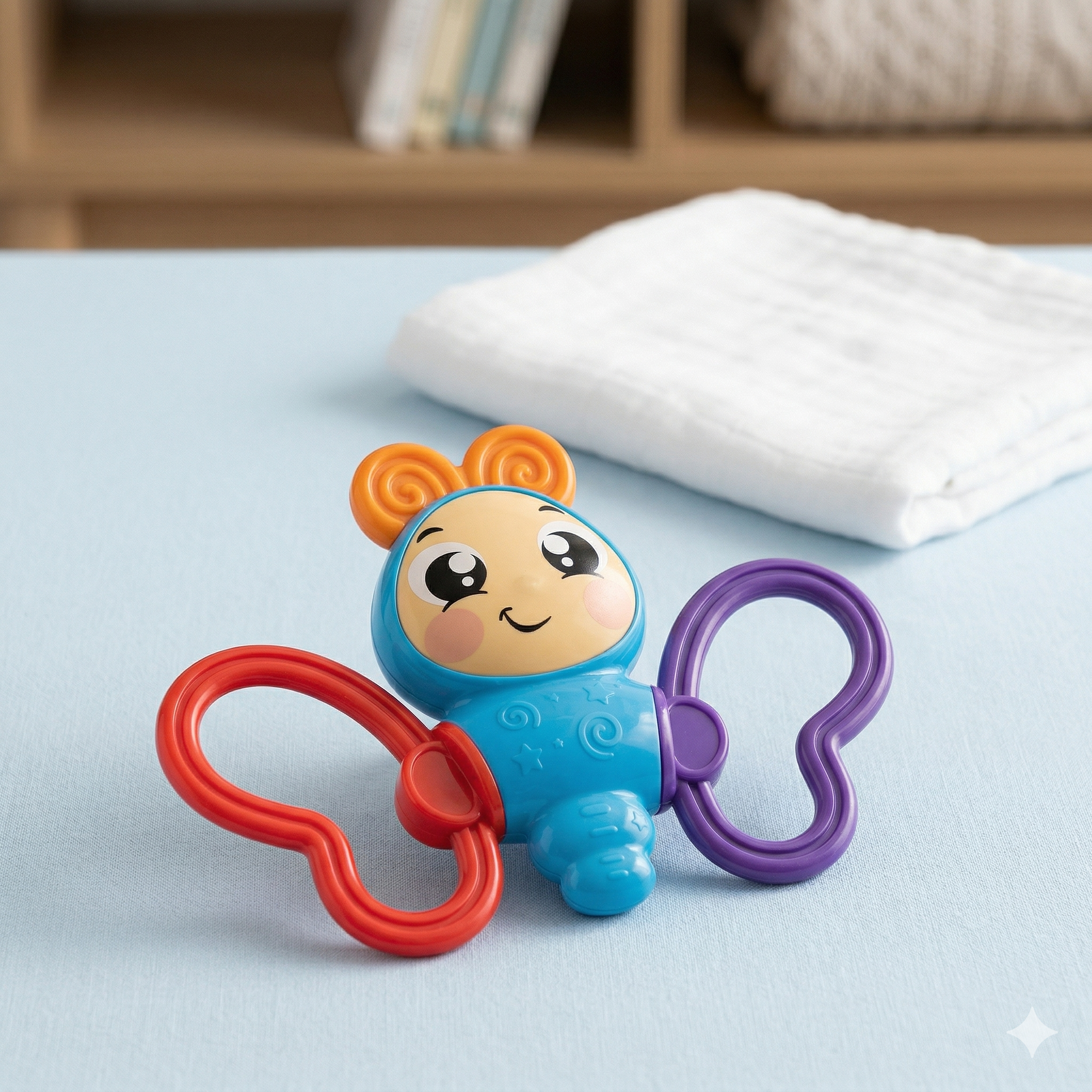 chocalho borboleta para bebê JP Brink