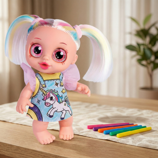 Boneca Baby Collection Mini Fashion Color Super Toys