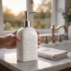 Porta Sabonete Líquido Vidro 400ml Lavabo Clink