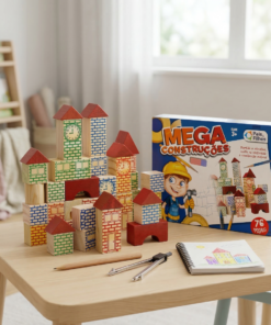 Mega Construções em Madeira 76 Peças Gala