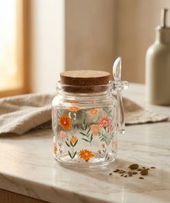 Porta Mantimento de Vidro Redondo