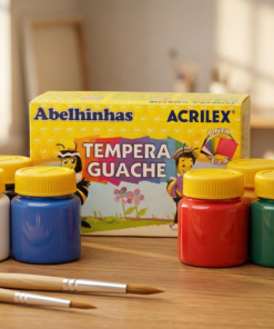 Tinta guache 6 cores