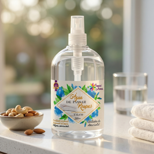Água de Passar Roupas Tropical Aromas Talco 500 ml