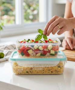 conjunto de potes plásticos Sanremo