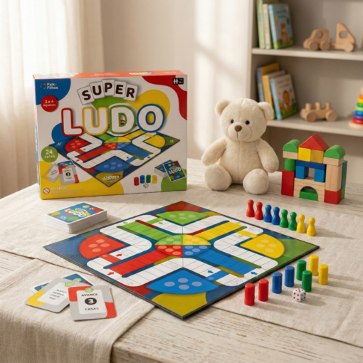 Jogo Super Ludo Tabuleiro