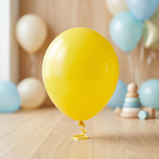 Balão Liso GF nº 09 Amarelo 50 Unidades Pic Pic
