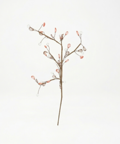 Haste Natalina com Cristais Coloridos 70cm