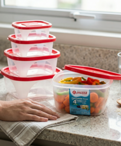 conjunto potes plástico cozinha