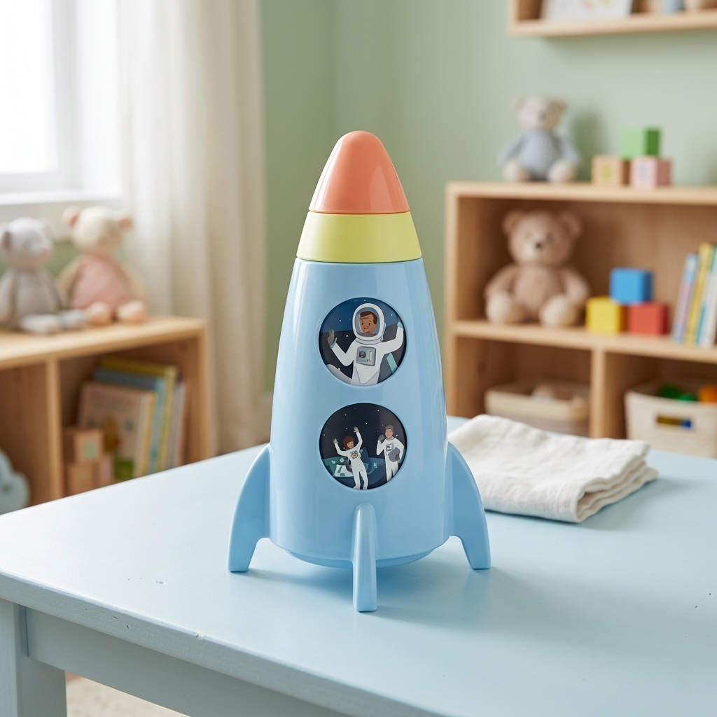 Garrafa Infantil Foguete 320ml