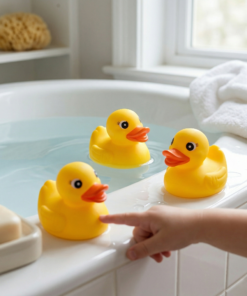 patinho borracha banho infantil