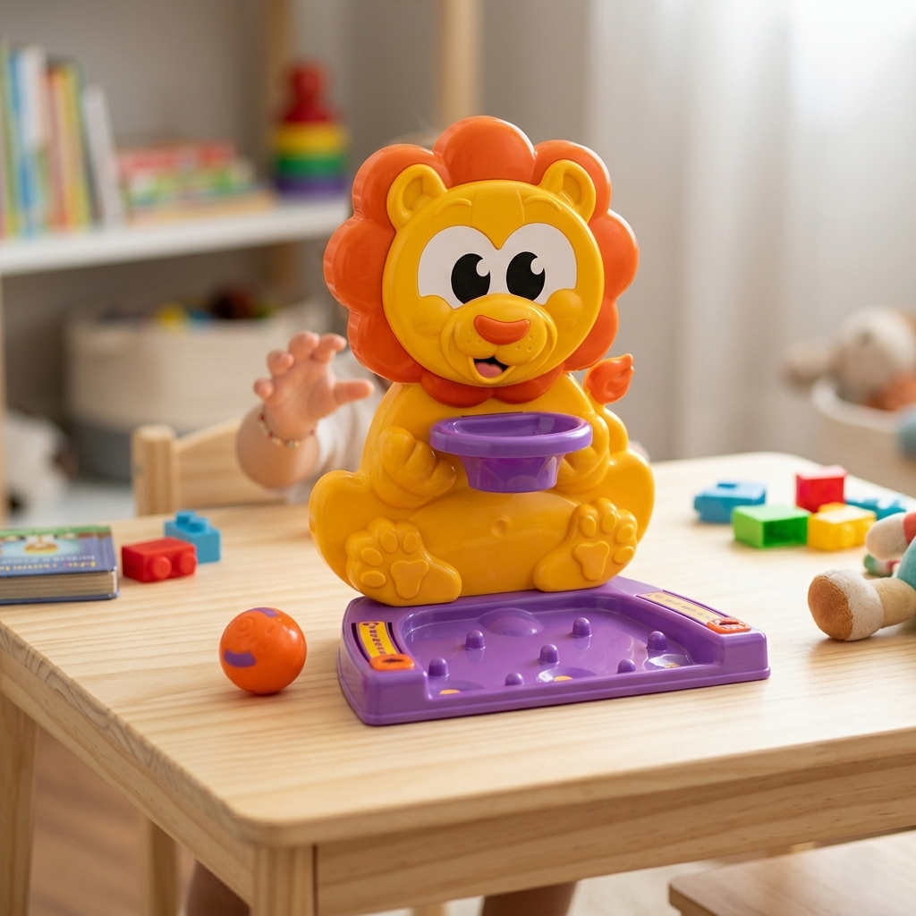 basquete infantil leão educativo