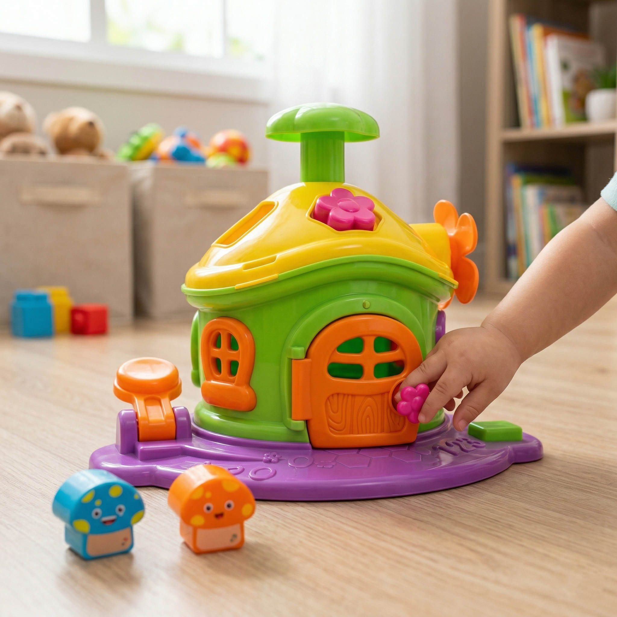 brinquedo cogumelo didático educativo