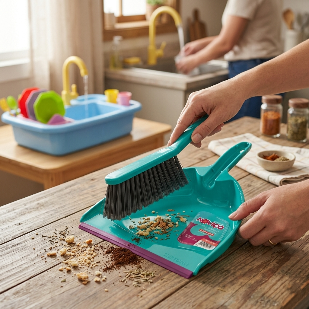 Pá de Lixo com Escova Noviça Bettanin