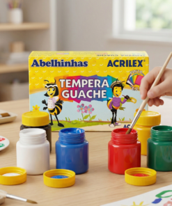 Tinta guache 6 cores