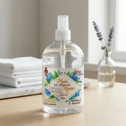 Água de Passar Roupas Tropical Aromas Talco 500 ml