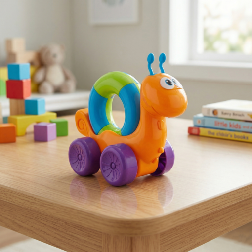 Brinquedo Caracol de Puxar JP Brink