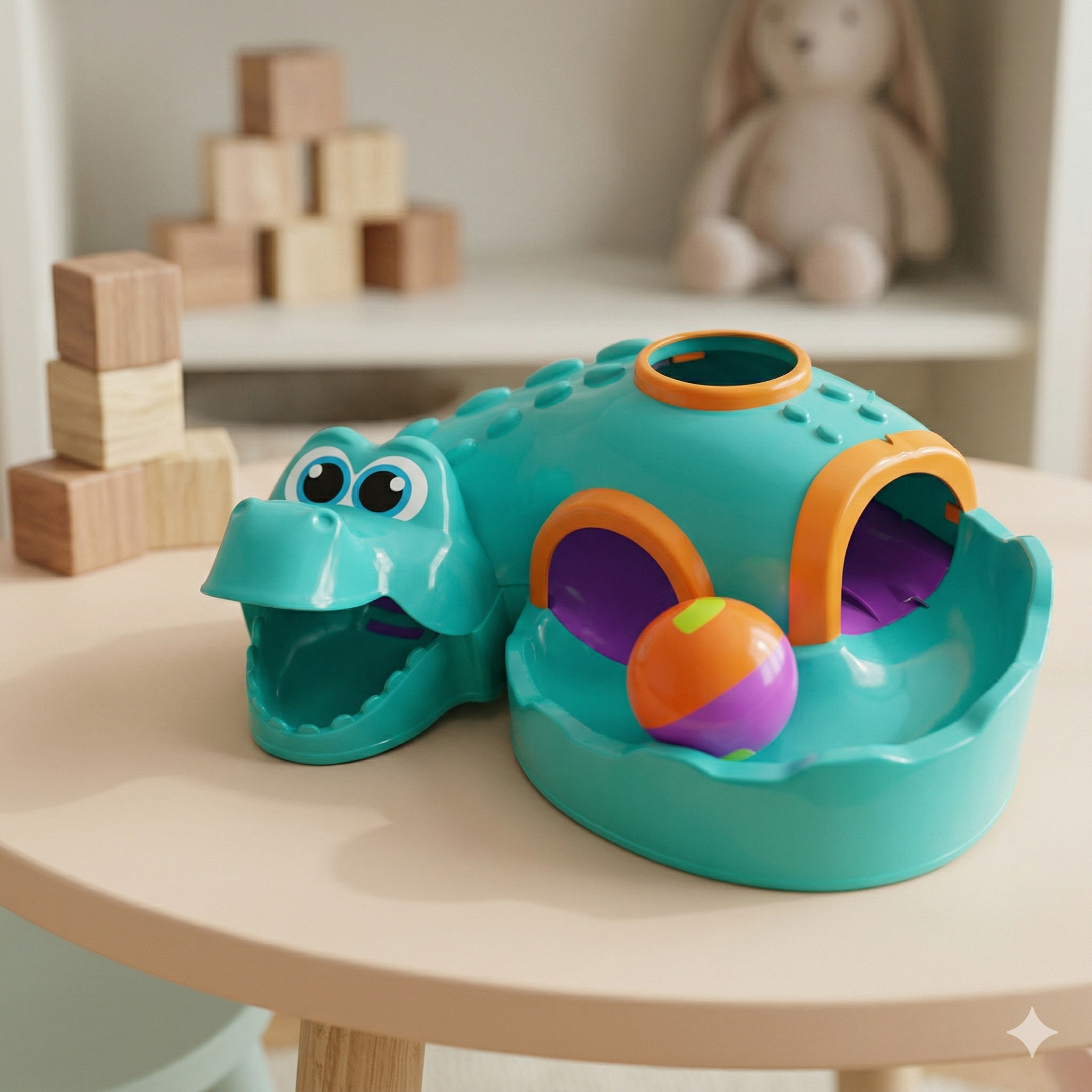 bola didática jacaré educativo