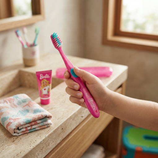 Escova de Dentes Infantil Barbie Junior Condor