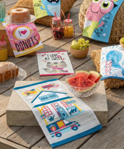 toalha de visita felpuda candy