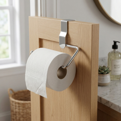 Suporte Papel Higiênico para Caixa Acoplada Niquelart