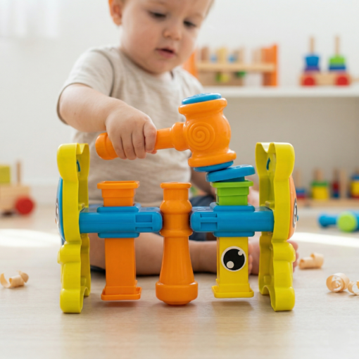 Brinquedo Educativo Mesinha de Martelar JP Brink