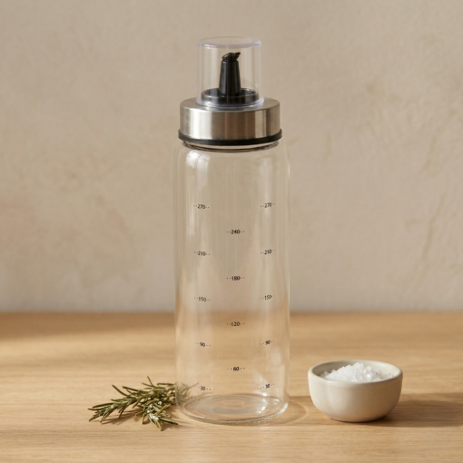 Garrafa para Azeite Vidro Borossilicato 300ml Wolff
