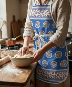 Avental de Cozinha Flanelado Decorado