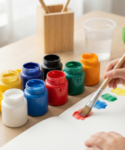 Tinta guache 6 cores