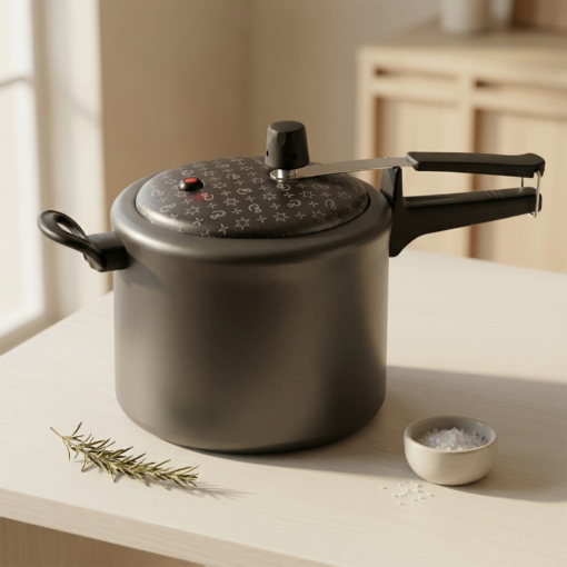 Panela de Pressão 4,5 L Antiaderente Cinza Classic Panelux