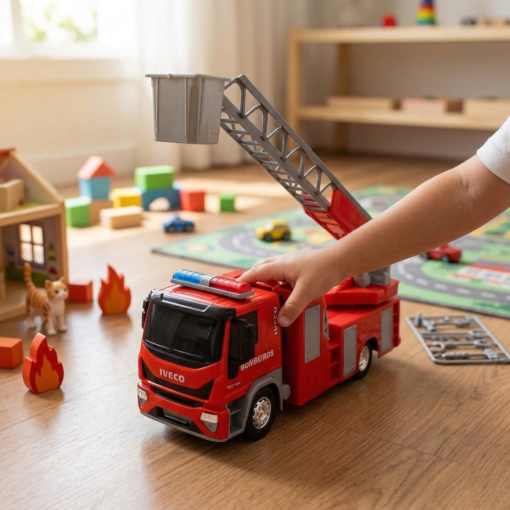 Caminhão de Bombeiro Iveco Tector com Escada Usual Plastic