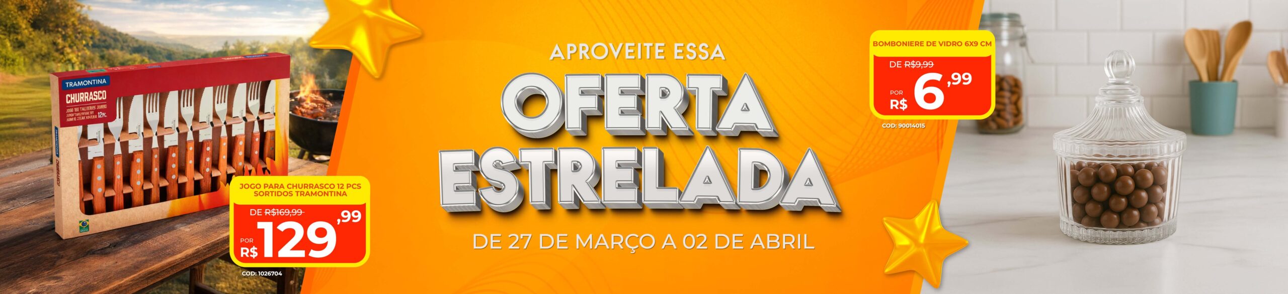 SEMANA ESTRELADA – 27 DE MARÇO A 02 DE ABRIL