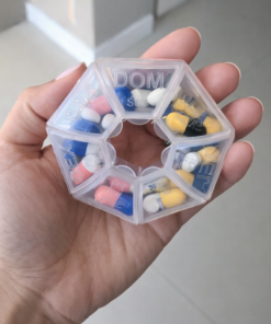 Porta Comprimidos Plasútil Incolor