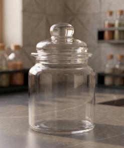 Pote de Vidro com Tampa Lyor