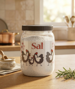 Pote PET Galinha Sal