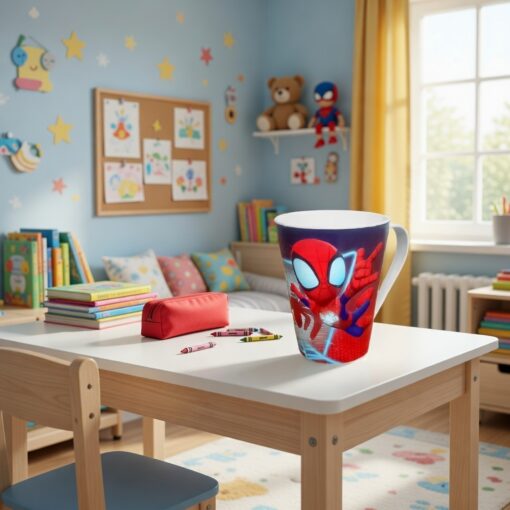 Caneca Infantil Spidey 360ml Plasutil