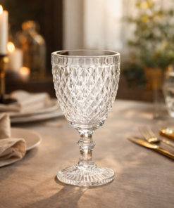 Conjunto de Taças em Vidro 6 peças Bico de Abacaxi 300ml